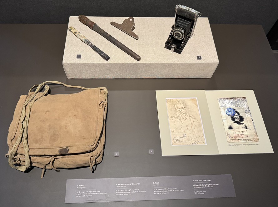 Di vật của họa sĩ, liệt sĩ Tô Ngọc Vân. Ảnh: BTMTVN