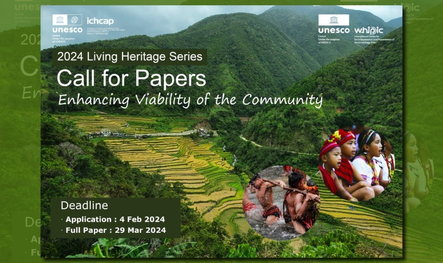 Thông báo mời viết bài nghiên cứu cho ấn phẩm về "Di sản Sống 2024"