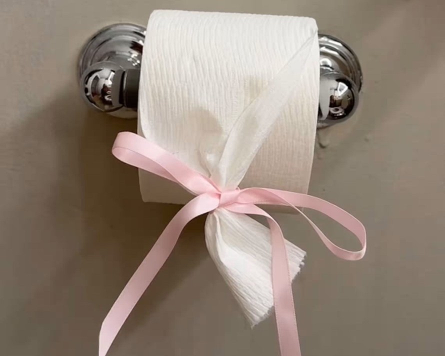 Tất cả mọi thứ được gói ghém gọn gàng trong một chiếc nơ. Ảnh: Tiktok