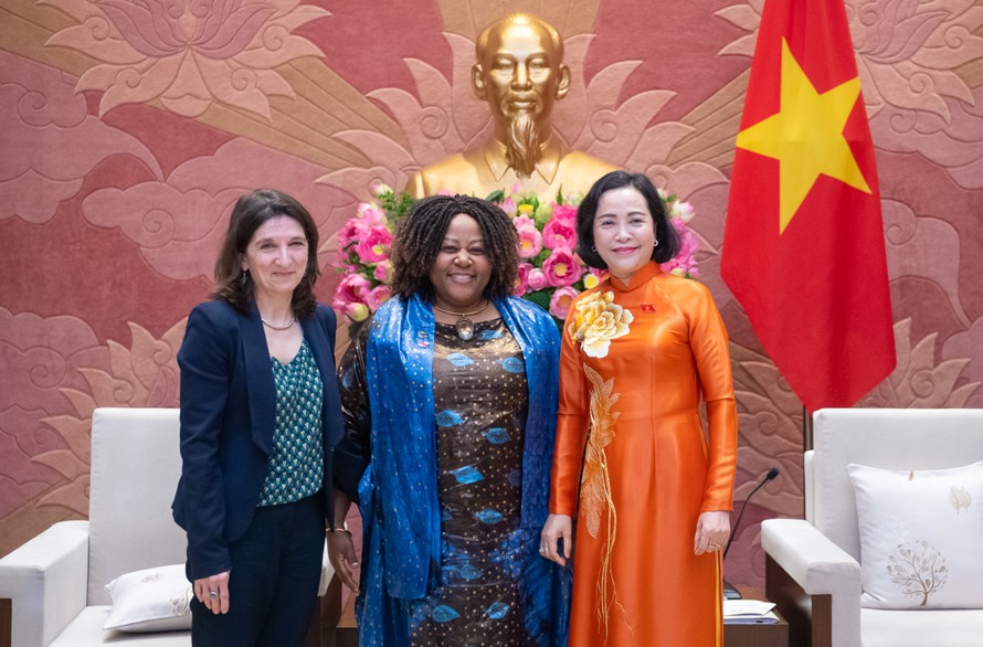 Phó Chủ tịch Quốc hội Nguyễn Thị Thanh tiếp Trưởng đại diện UN Women tại Việt Nam và Phó Đại diện UNICEF tại Việt Nam