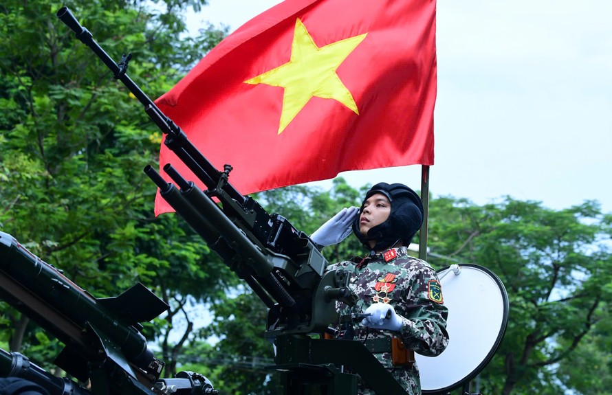 Chùm ảnh: Hà Nội sơ duyệt cấp Nhà nước kỷ niệm 80 năm Cách Mạng tháng Tám và Quốc Khánh 2/9