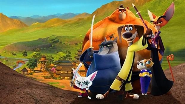 ''Môn phái võ mèo: Huyền thoại về một chú chó'' là phim hoạt hình mới ra mắt duy nhất nhân dịp 2/9 năm nay. (Ảnh: Paramount Pictures)