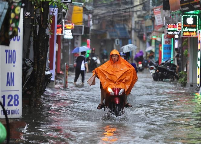 Dự báo miền Bắc sắp đón đợt mưa rất to. 