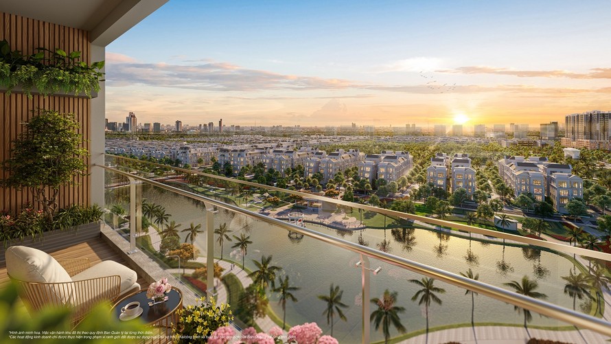 Căn hộ K-Park Avenue hướng tầm nhìn ra không gian xanh cùng nhịp sống đô thị sôi động.