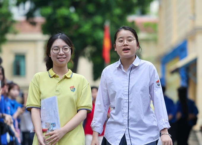 Thí sinh dự thi Tốt nghiệp trung học phổ thông.