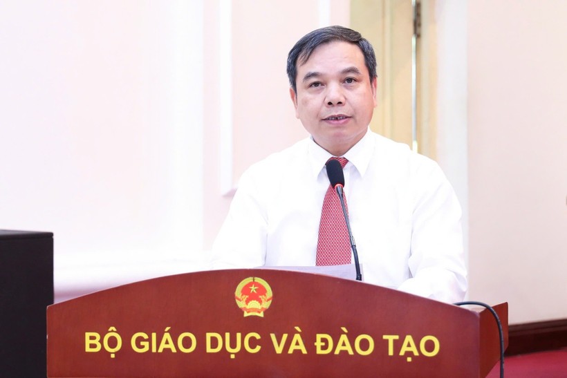 Ông Hoàng Đức Minh, Vụ trưởng Vụ Học sinh, sinh viên, Bộ Giáo dục và Đào tạo. (Ảnh: Bộ GD-ĐT)