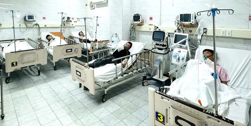 Các bệnh nhân được cấp cứu tại Bệnh viện Nguyễn Tri Phương, Thành phố Hồ Chí Minh. (Nguồn: Bệnh viện cung cấp)