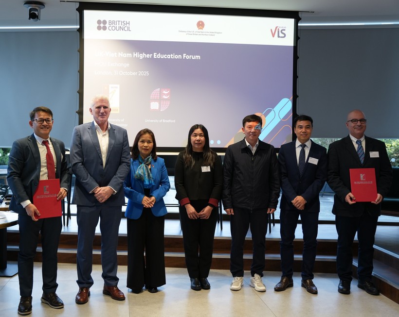 Các trường đại học của hai nước ký kết Biên bản ghi nhớ hợp tác (MOU) tại diễn đàn.