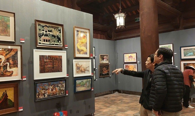 Các tác phẩm truyền tải những giá trị tinh thần, thông điệp về Quốc Tử Giám.