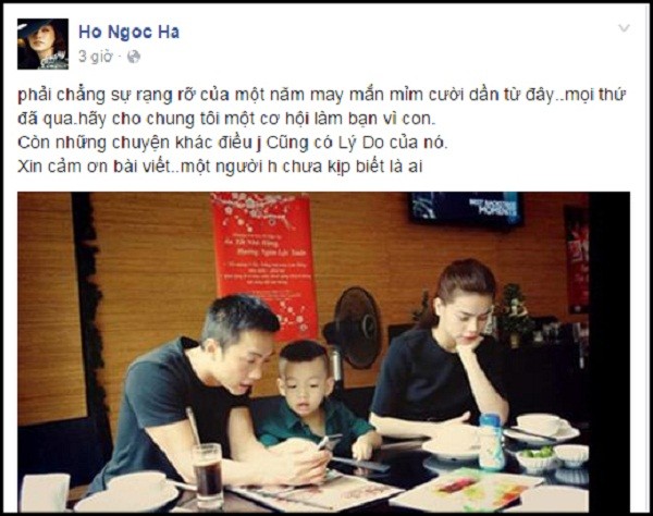 Hồ Ngọc Hà mong cơ hội quay lại làm bạn với Cường đô la