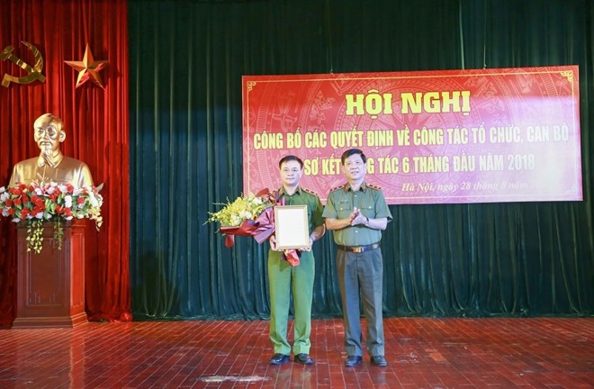 Trung tướng Phạm Quốc Cương giữ chức Tư lệnh Cảnh sát cơ động