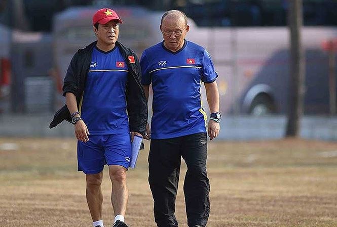 HLV Park Hang Seo đặt mục tiêu giành vị trí nhất bảng A, AFF Cup 2018.