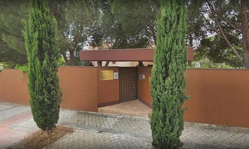 Bên ngoài đại sứ quán Triều Tiên tại Tây Ban Nha. Ảnh: Korea Times.