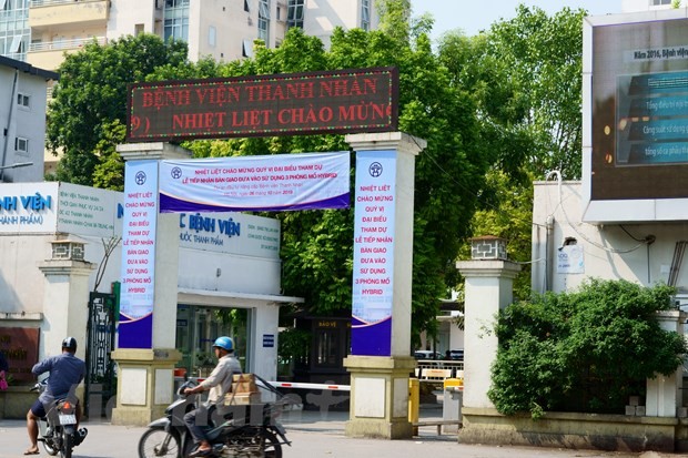 Bệnh viện Thanh Nhàn. (Ảnh: Vi Diệu/Vietnam+)