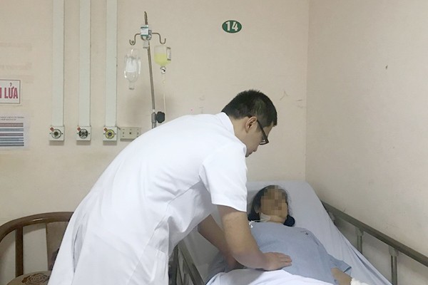 Bà B. vẫn đang được điều trị tích cực tại BV 