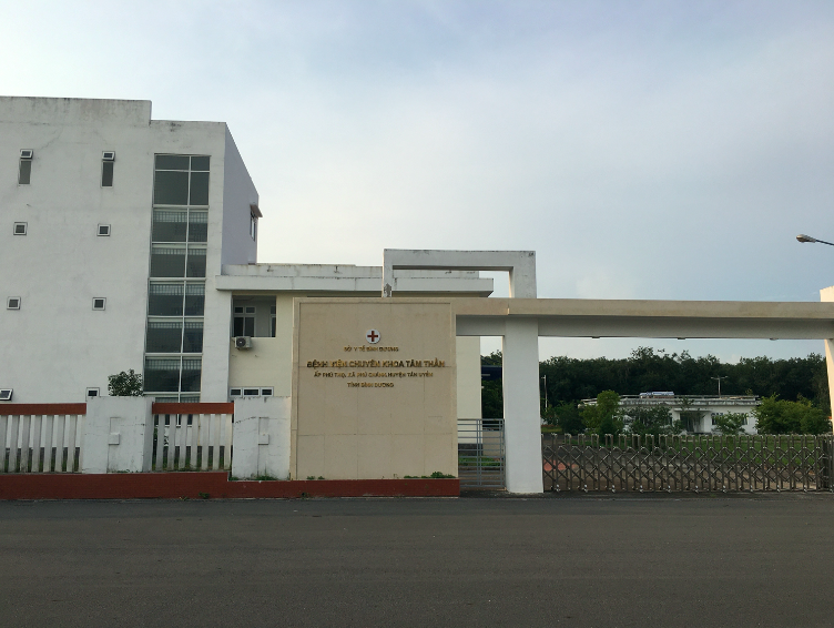 Bệnh viện Tâm Thần Bình Dương xây xong rồi bỏ hoang. Ảnh: Trần Anh Ngọc