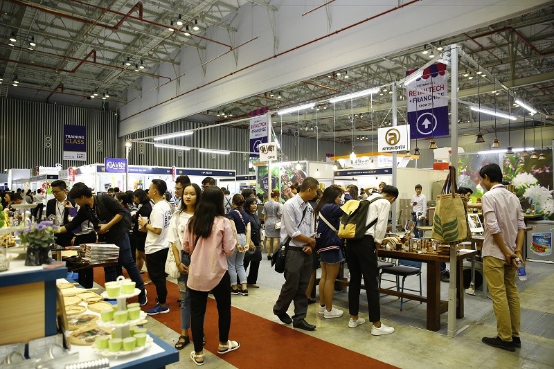 Triển lãm cung cấp nhiều giải pháp về hoạt động sản xuất, kinh doanh cho các DN, các chủ cửa hàng.