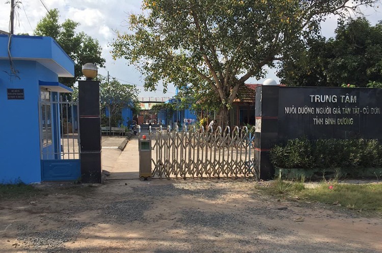 Trung tâm Bảo trợ xã hội tỉnh Bình Dương. Ảnh: Hoàng Trường.