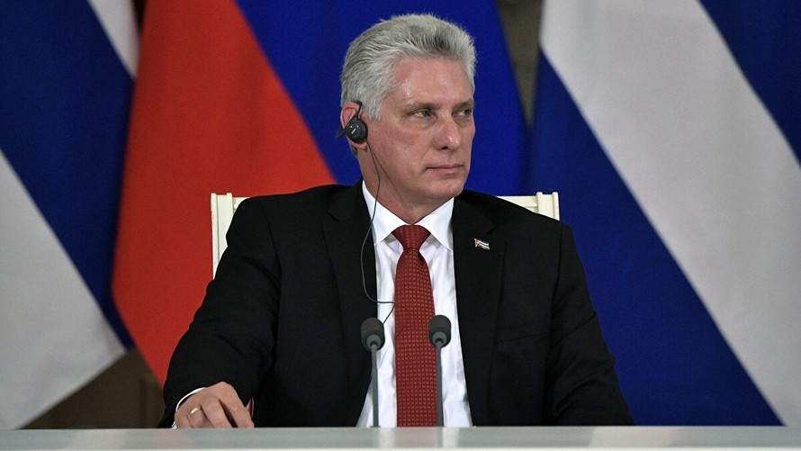Chủ tịch Cuba Miguel Diaz-Canel.