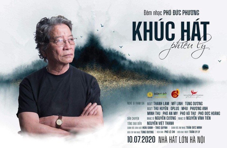 Đêm nhạc tặng nhạc sĩ Phó Đức Phương hồi tháng 7 để khích lệ ông chiến đấu với bệnh tật