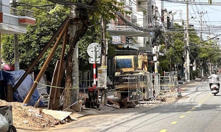 Đà Nẵng triển khai thi công mở rộng một số tuyến cống tại khu vực thường xuyên bị ngập.