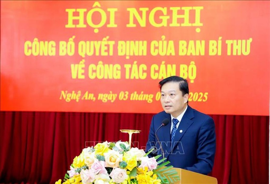 Chủ tịch UBND tỉnh Nghệ An Lê Hồng Vinh. 