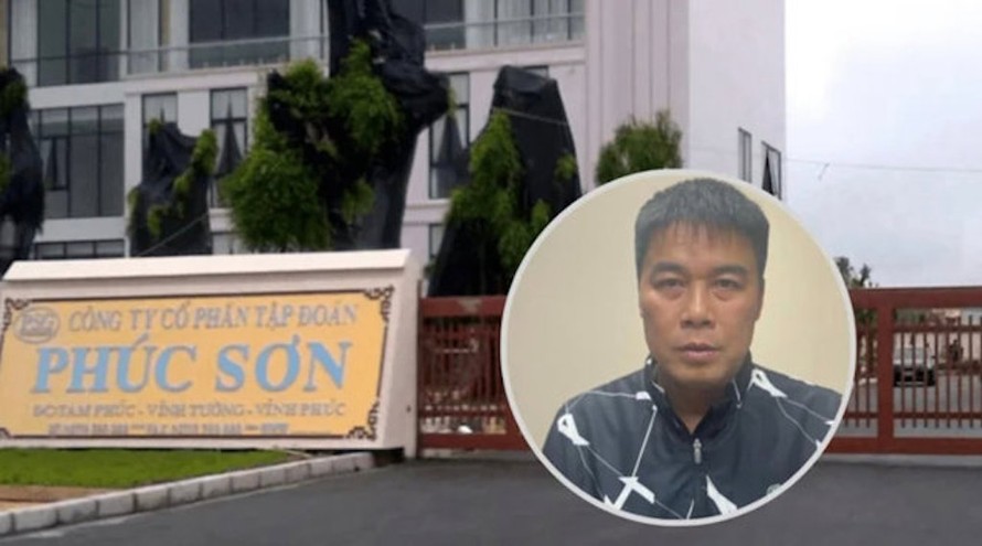 Bị can Nguyễn Văn Hậu (tức Hậu "Pháo"), Chủ tịch Tập đoàn Phúc Sơn.