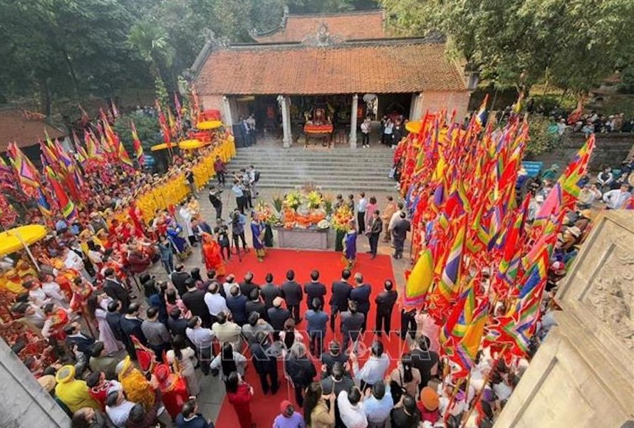 Toàn cảnh buổi lễ.