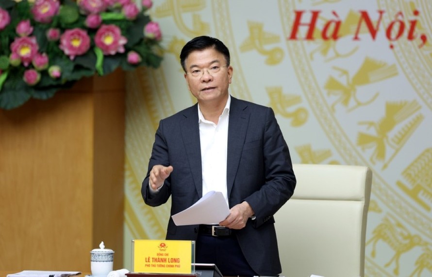 Phó Thủ tướng Lê Thành Long, Phó Trưởng ban Thường trực chủ trì họp phiên thứ 5 Ban Chỉ đạo rà soát và tổ chức thực hiện việc xử lý vướng mắc trong hệ thống pháp luật - Ảnh: VGP/Đức Tuân