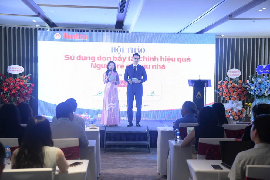 Ngày 26/6, báo Thanh tra tổ chức Hội thảo “Đòn bẩy tài chính hiệu quả - Người trẻ sở hữu nhà”.