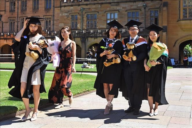 Sinh viên tại trường Đại học Sydney, Australia.