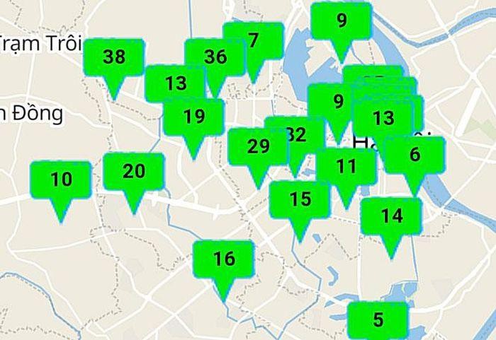 Chất lượng không khí đều đạt mức tốt tại 35/35 trạm quan trắc không khí. (Ảnh: THể thao & Văn hoá)