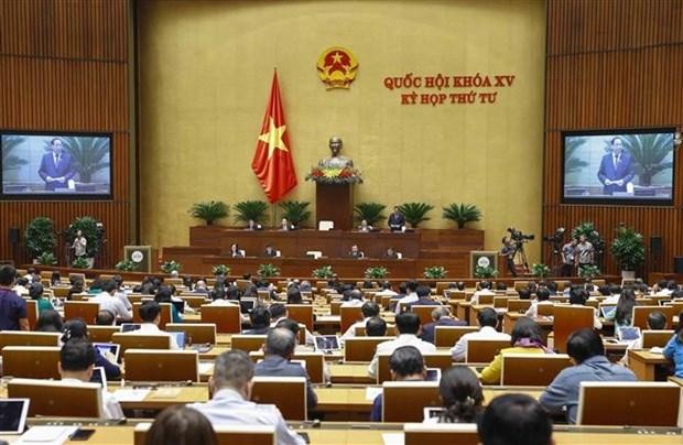 Quang cảnh một phiên chất vấn tại Kỳ họp thứ 4, Quốc hội khóa XV. Ảnh: Doãn Tấn - TTXVN