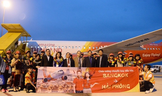 Vietjet khai trương đường bay Hải Phòng – Bangkok