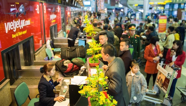 Vietjet đạt doanh thu trên 27 ngàn tỷ đồng năm 2016