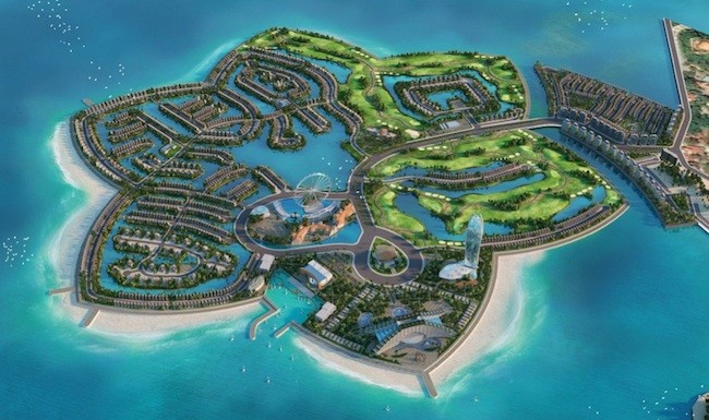 FLC Đồ Sơn được thiết kế theo hình hoa sen 6 cánh vươn toả ra đại dương