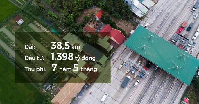 Toàn cảnh BOT Cai Lậy. (Ảnh: Zing)