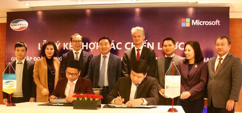 Viettel và Microsoft hợp tác chiến lược cùng đẩy mạnh dịch vụ số tại Việt Nam