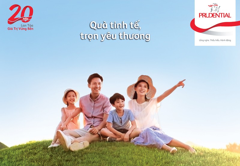 Prudential khuyến mại lớn kỷ niệm 20 năm đồng hành cùng các gia đình Việt
