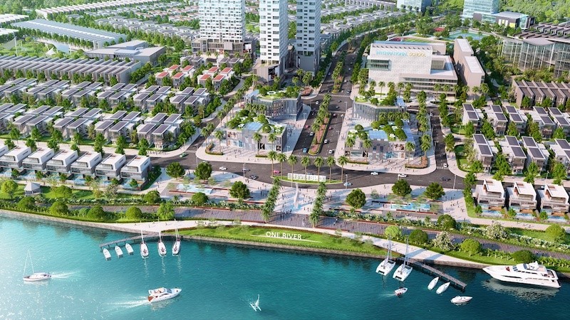 Phối cảnh dự án Khu biệt thự One River