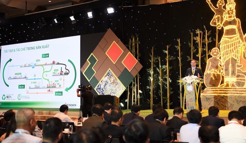 Ông Matt Wilson, Giám đốc Ngoại vụ Cấp cao HEINEKEN Việt Nam chia sẻ tại sự kiện