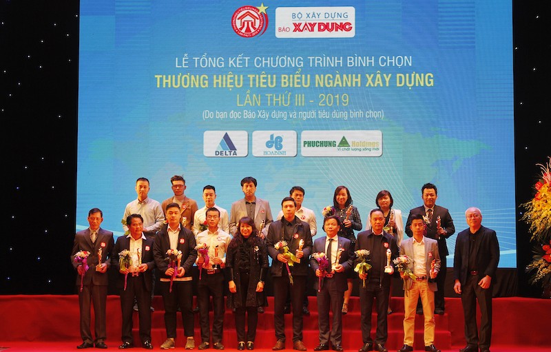 50 thương hiệu tiêu biểu ngành Xây dựng lần thứ III năm 2019
