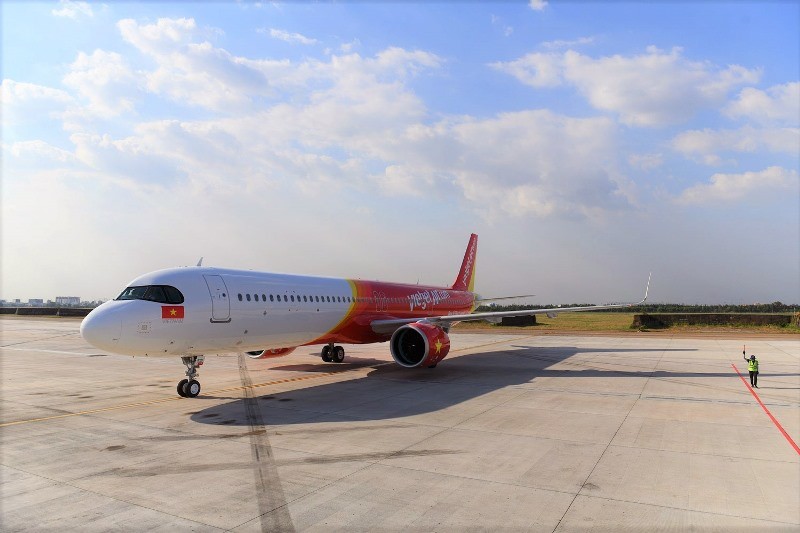 Tàu bay A321 của Airbus được Vietjet bổ sung vào đội tàu bay của Vietjet cuối năm 2019