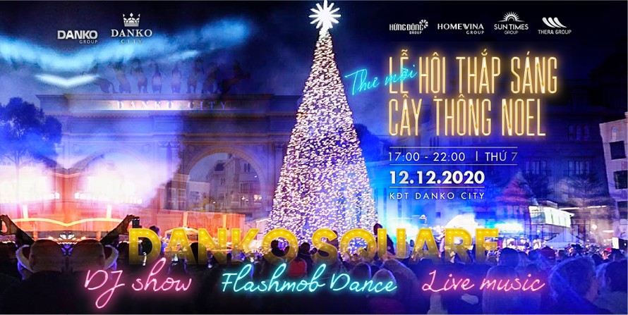 Giáng sinh ấm áp với ‘Lễ hội thắp sáng cây thông Noel’ tại Danko City