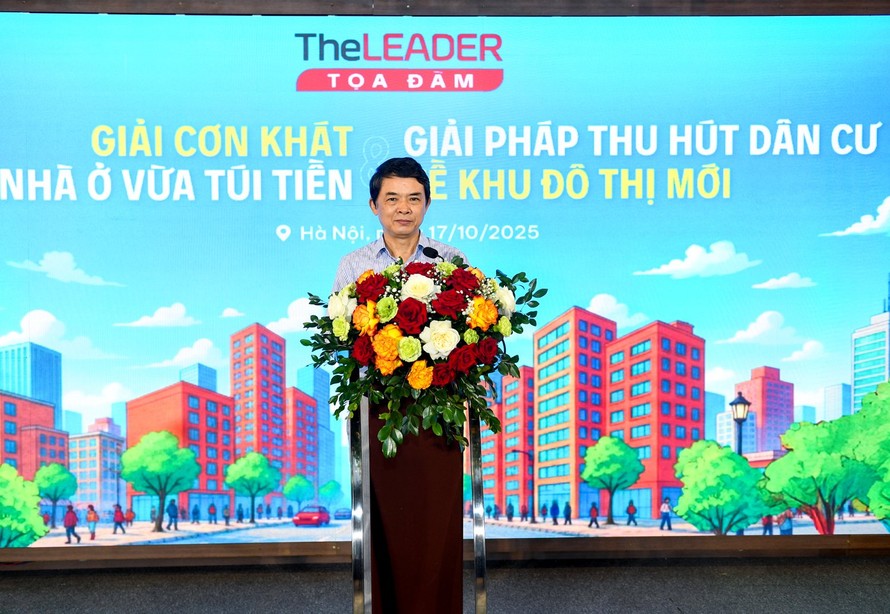 TBT Nguyễn Cao Cương: "chúng ta không chỉ đang nói về giá nhà, mà đang bàn về chất lượng cuộc sống, cơ hội an cư và tương lai đô thị Việt Nam".