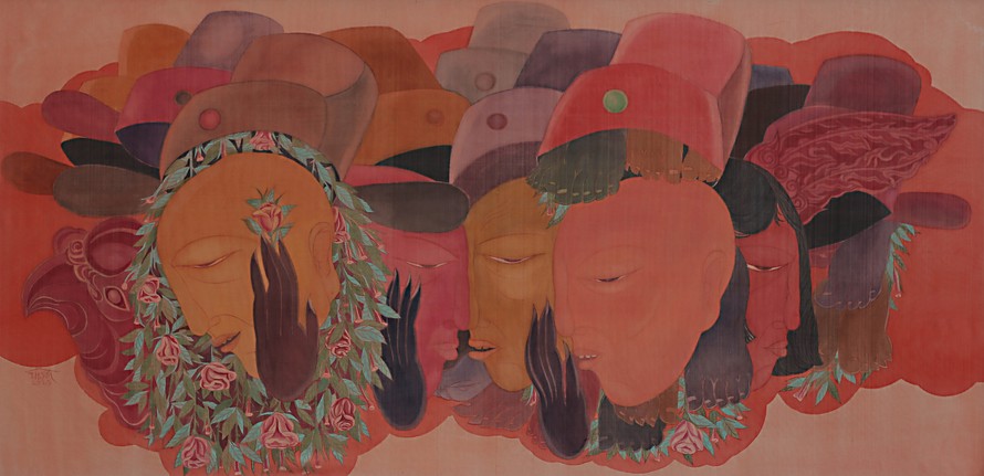 Những đám mây xa, tranh Trần Hoàng Sơn.