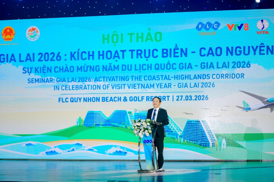 Ông Phạm Anh Tuấn – Chủ tịch UBND tỉnh Gia Lai: cần biến tiềm năng du lịch thành động lực tăng trưởng.