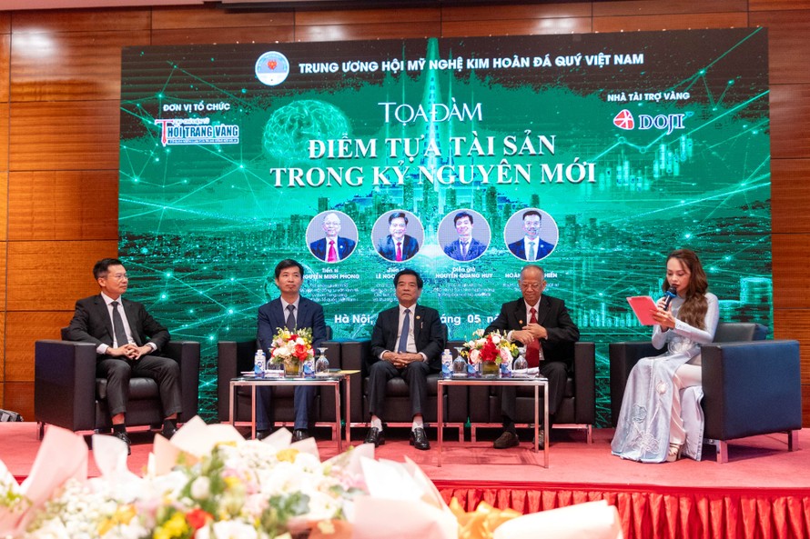 Tọa đàm “Điểm tựa tài sản trong kỷ nguyên mới”, do Tạp chí điện tử Thời Trang Vàng tổ chức sáng ngày 8/5/2026.