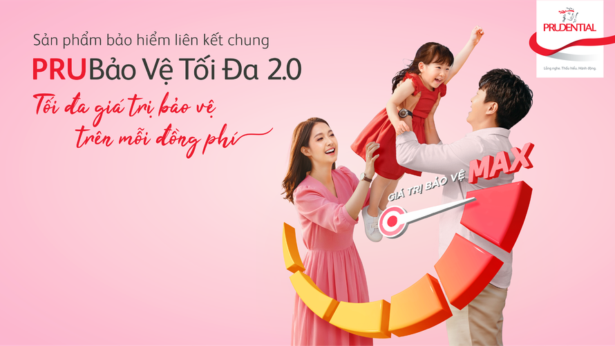 PRUBảo Vệ Tối Đa 2.0 đáp ứng nhu cầu bảo toàn tài sản liên thế hệ ngày càng tăng của người Việt