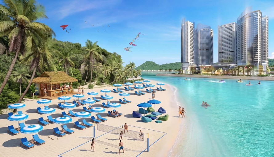 Căn hộ nghỉ dưỡng 5 sao bên Vịnh biển Bái Tử Long thơ mộng.